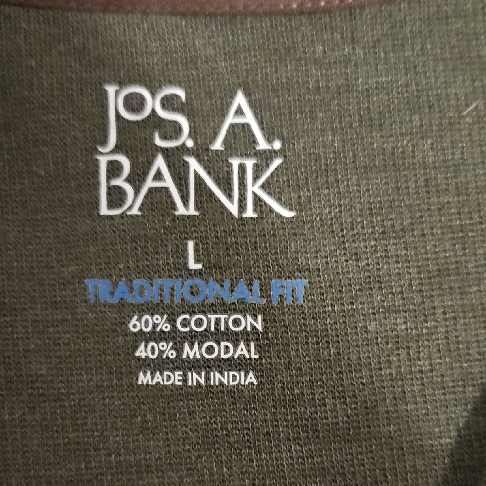 Jos. A. Bank Green Zip Up Sweater - Picture 3 of 4